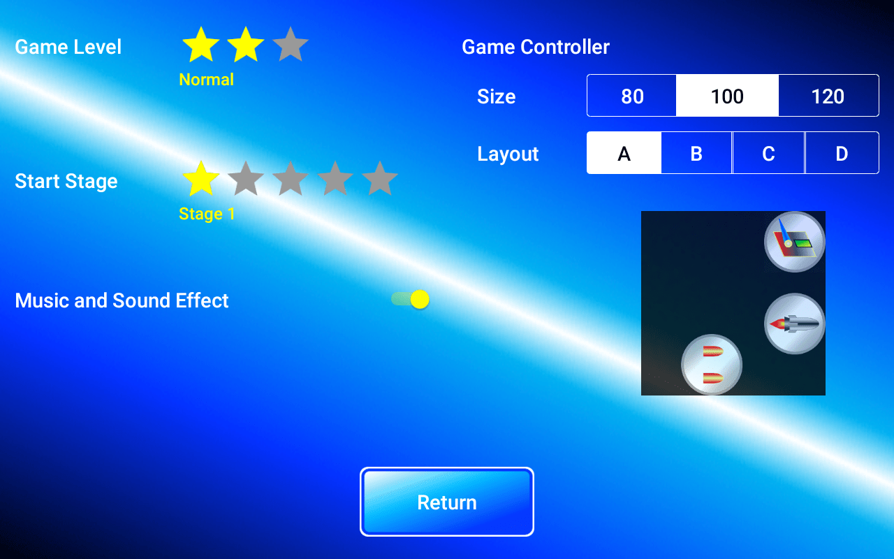 OPTION SCREEN