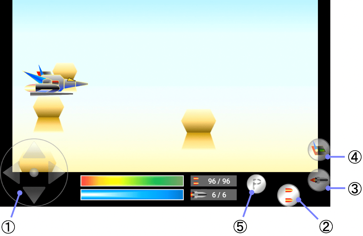 GAME SCREEN (controller fighter plane)