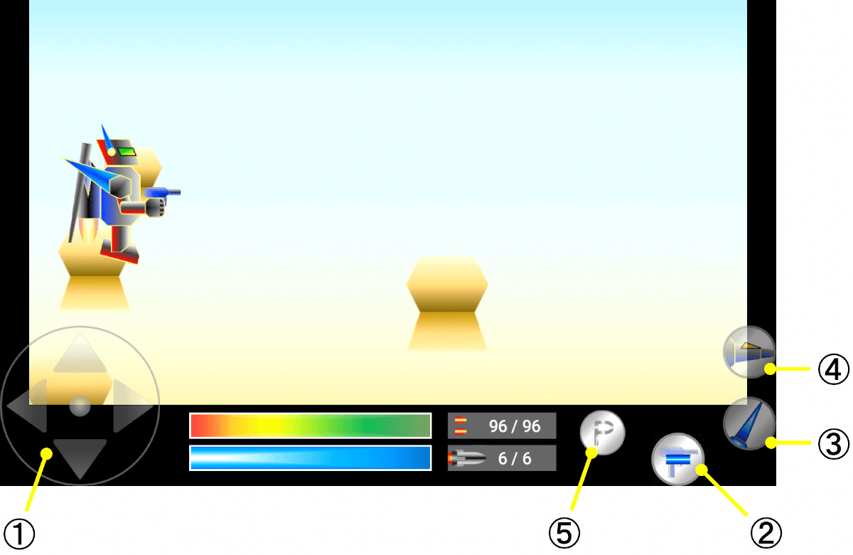 GAME SCREEN (controller robot)