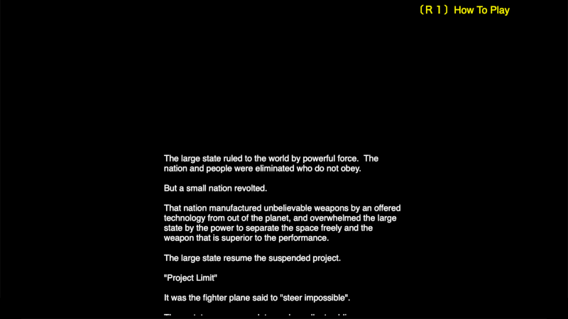 Title Screen (Show Story)