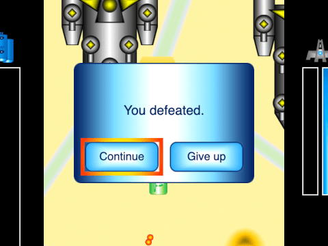 Game Sceeen (Game Over)